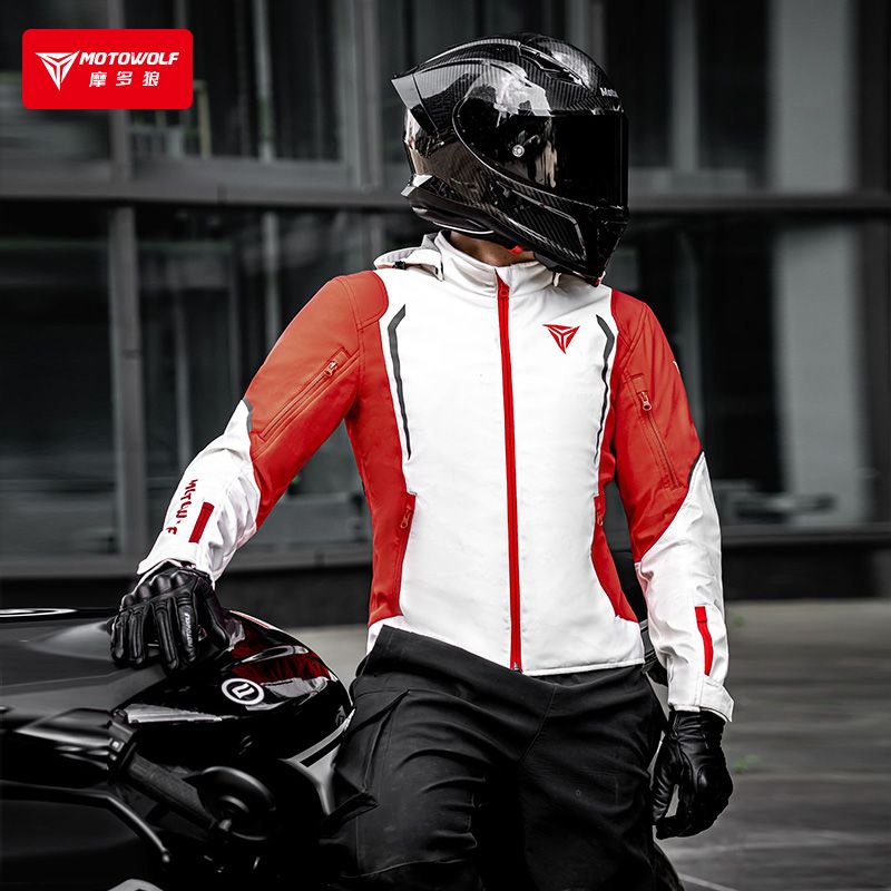 Cycling Gear For Commuting - MOTOWOLF Windbreaker Motorcycle Riding Jacket Breathable