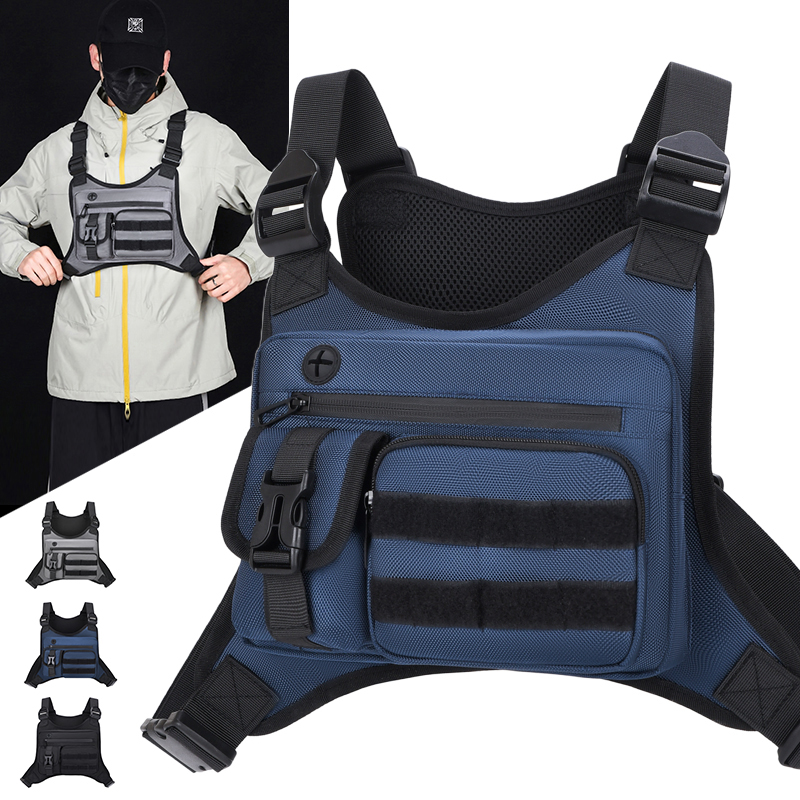 Cycling Gear Bag - Tactical Chest Rig Bag Men Waterproof