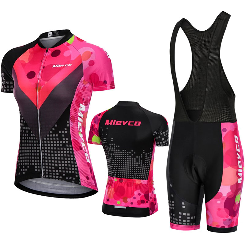 Cycling Gear Girls - Pro Cycling Jersey Set Summer Cycling