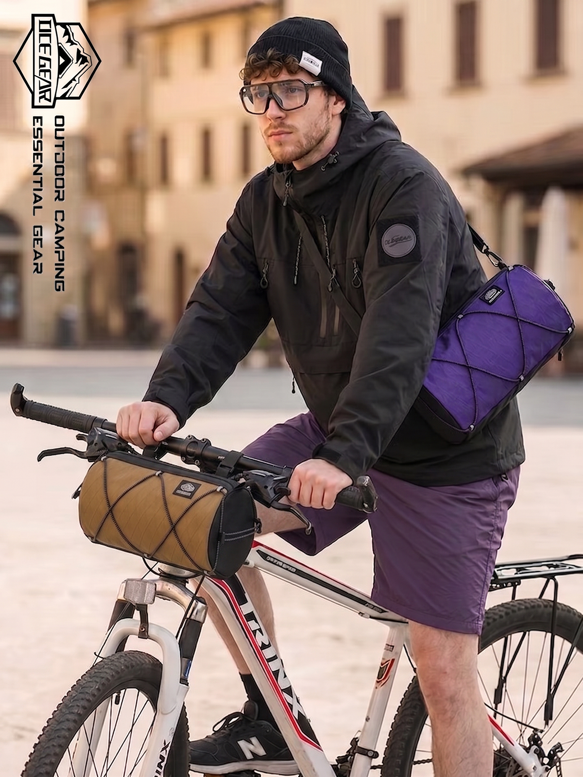 Cycling Gear Bag - Waterproof X Pac Bike Handlebar Bag