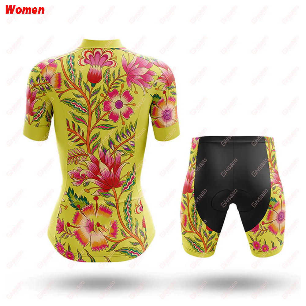 Floral Cycling Bicycle Clothin - Cycling Gear Girls ulasan dan harga