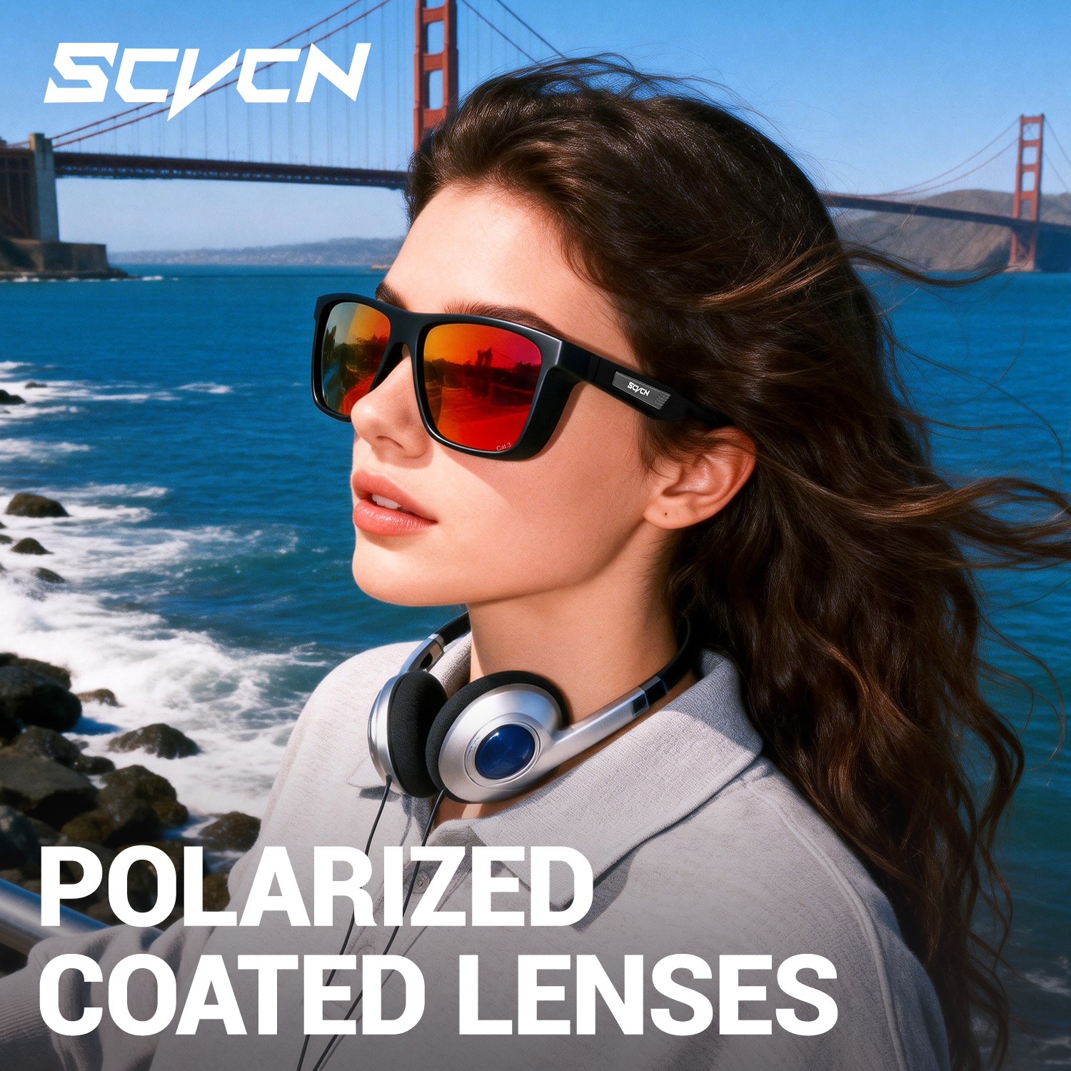 SCVCN Polarized Eyewear for Ma - Cycling Gear Brands ulasan dan harga