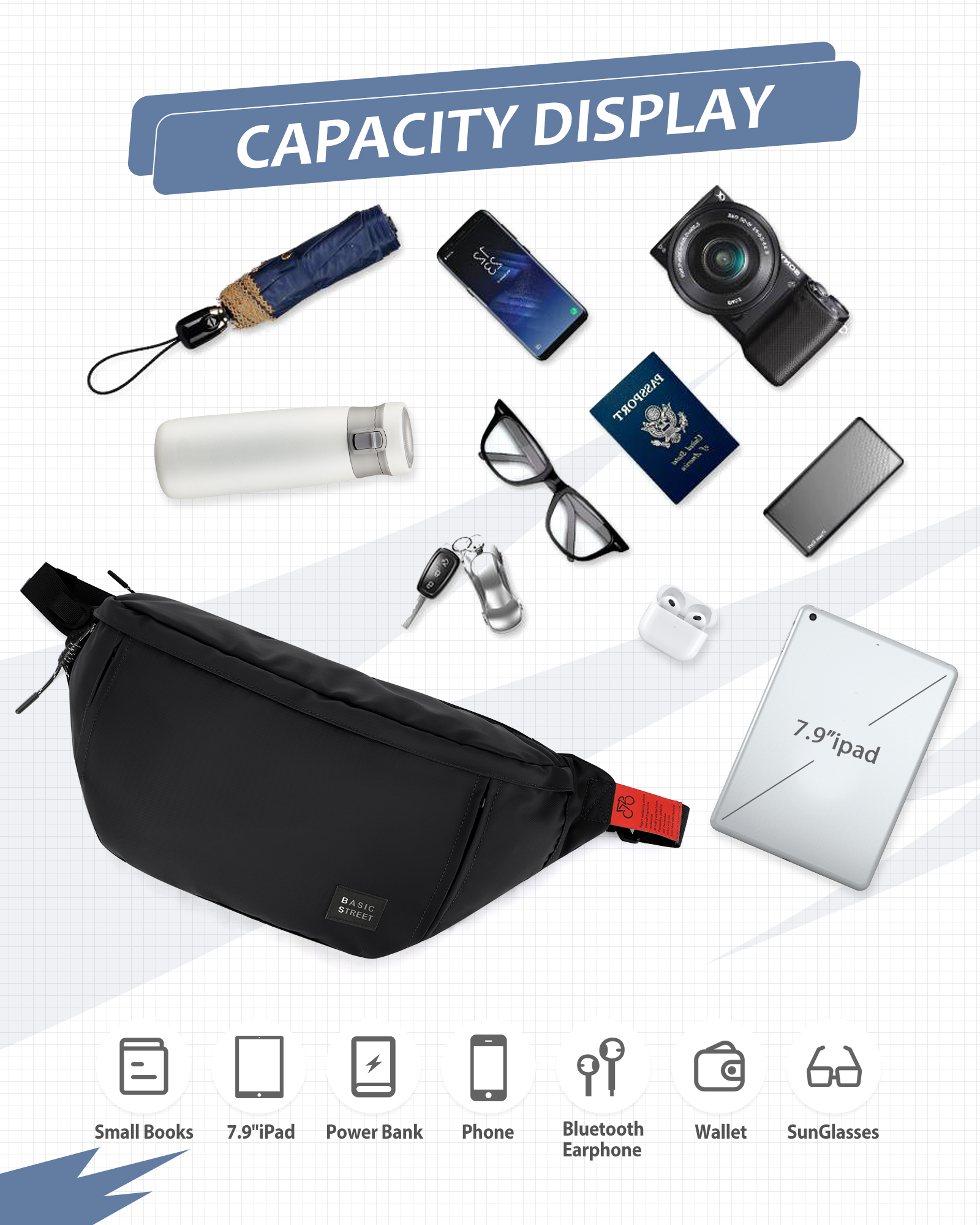Crossbody Bags for Men,Anti Th - Cycling Gear Bag ulasan dan harga