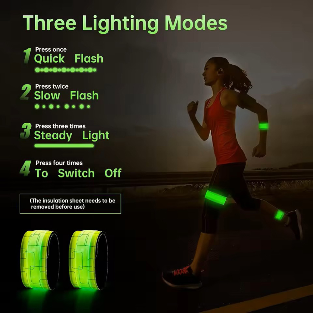 LED Running Armband LED Wristb - Cycling Visibility Gear ulasan dan harga