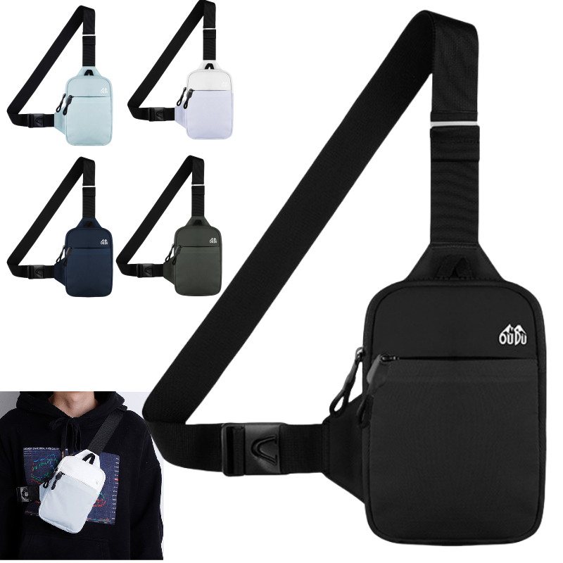 Casual Men Shoulder Chest Bag  - Cycling Gear Bag ulasan dan harga