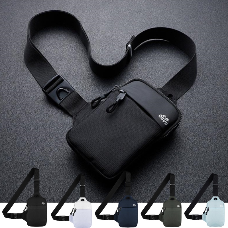 Casual Men Shoulder Chest Bag  - Cycling Gear Bag ulasan dan harga
