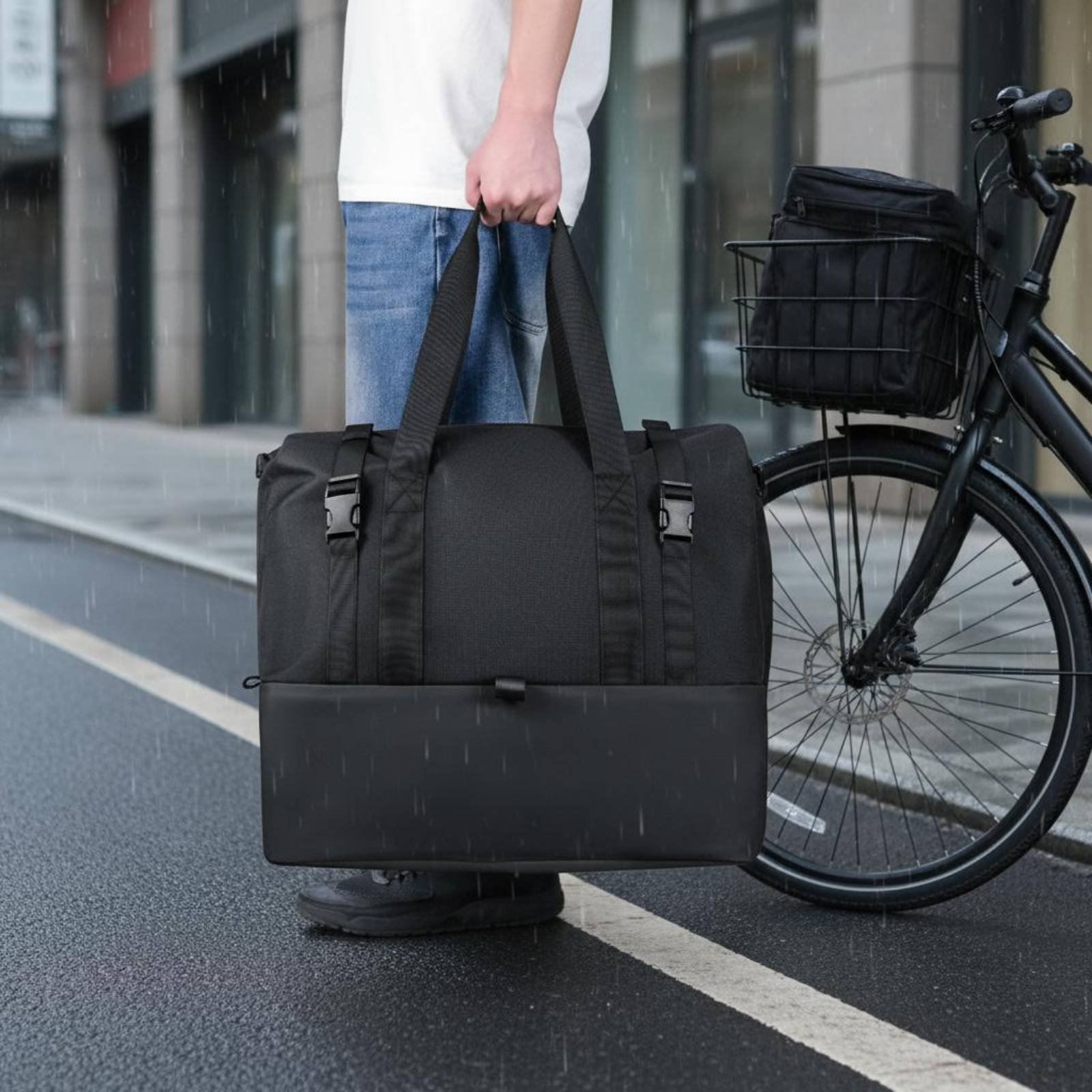 Electric Bike Basket Bag Dustp - Cycling Gear For Commuting ulasan dan harga