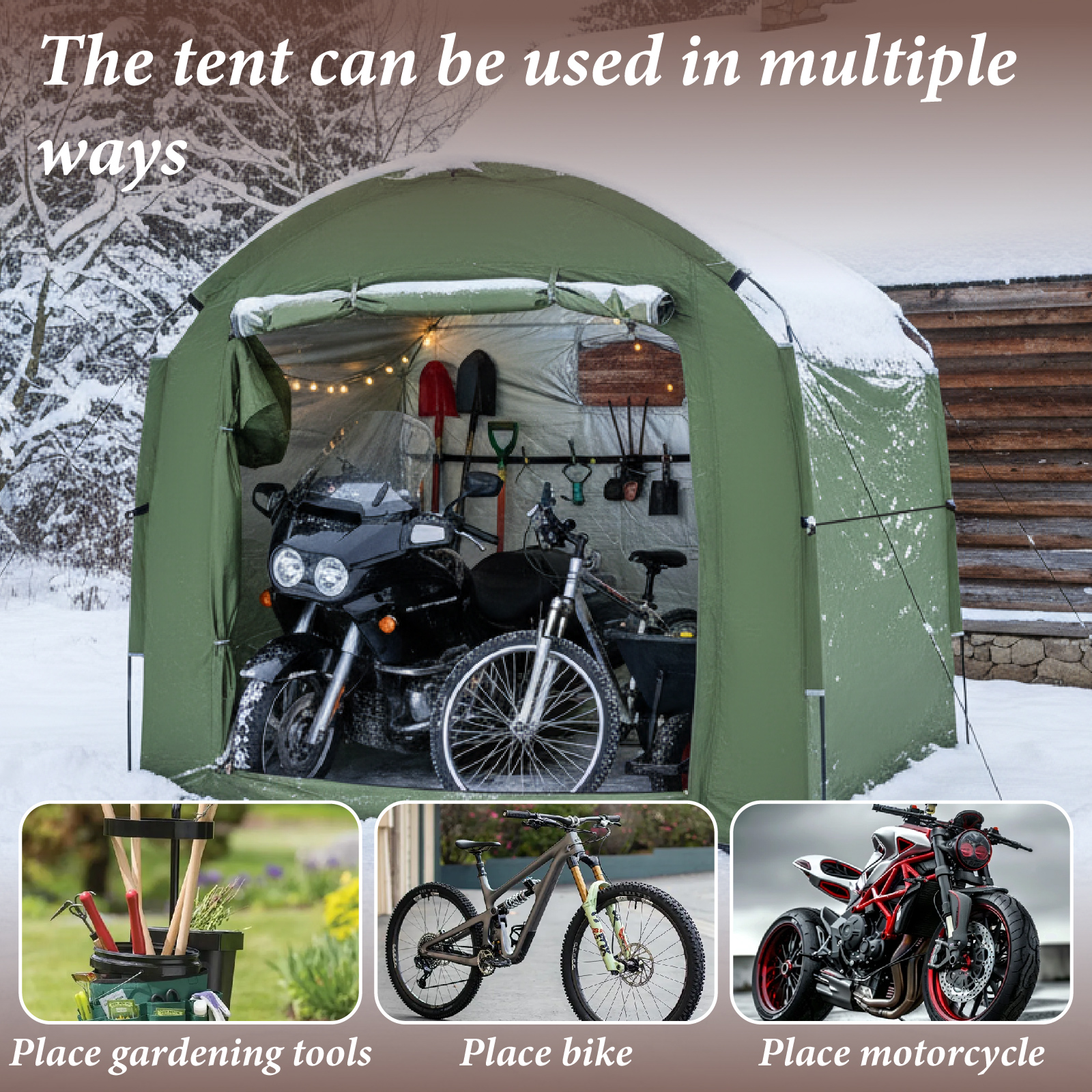 Portable Outdoor Bike Shelter  - Cycling Gear Bag ulasan dan harga