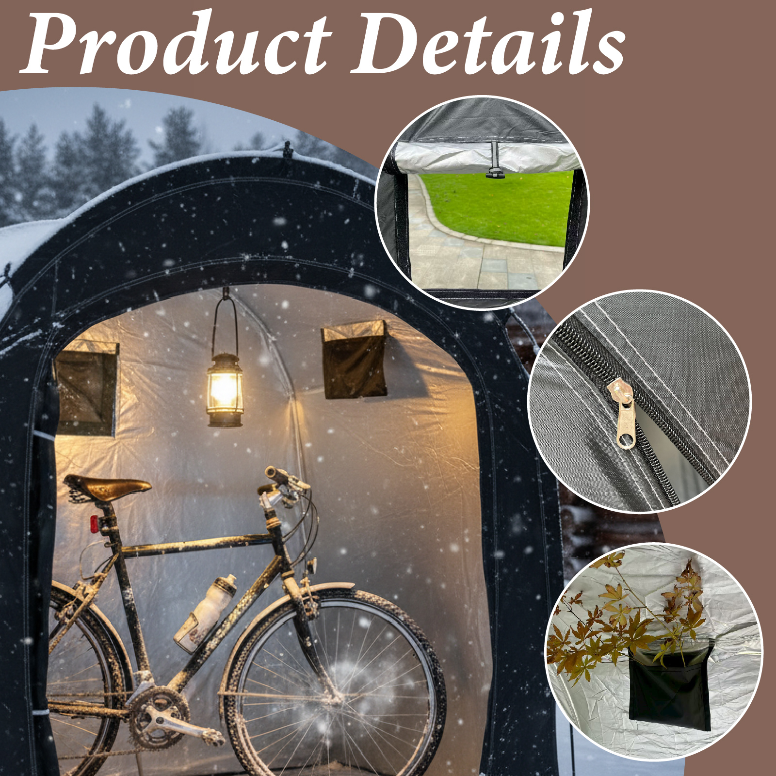 Portable Outdoor Bike Shelter  - Cycling Gear Bag ulasan dan harga