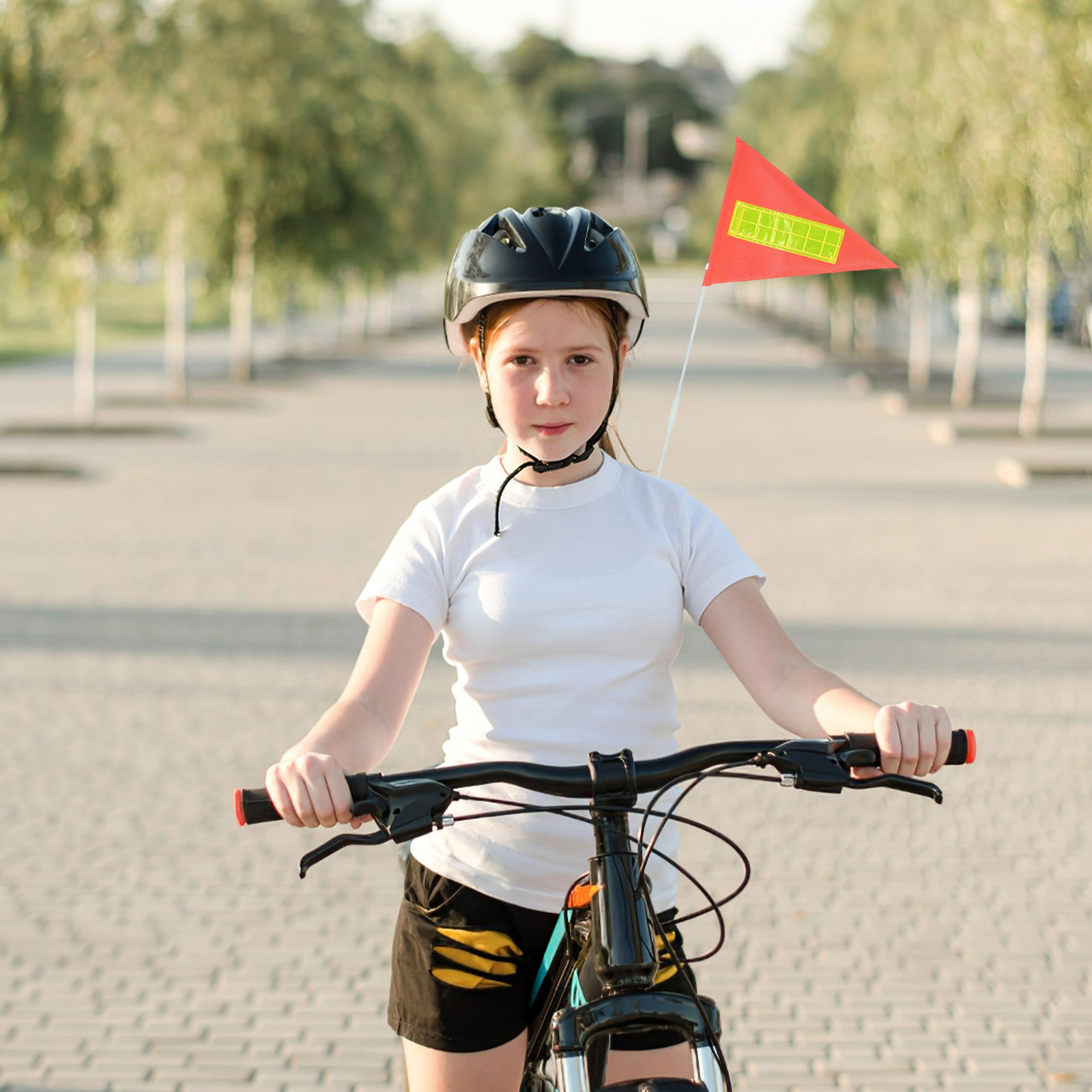 1Set Kids Bicycle Flag Holder  - Cycling Visibility Gear ulasan dan harga