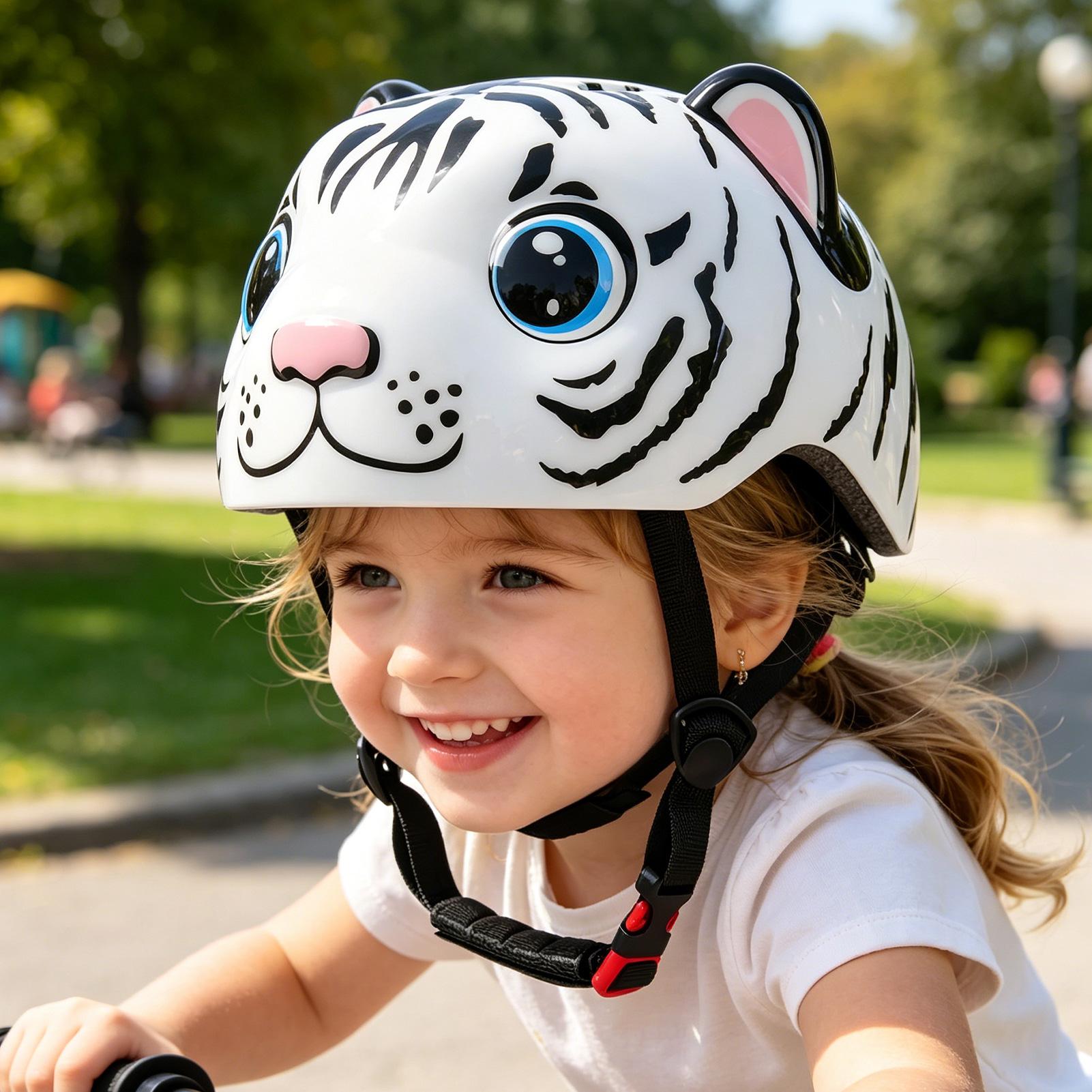 Child Bike Helmet Tiger Patter - Cycling Gear For Commuting ulasan dan harga
