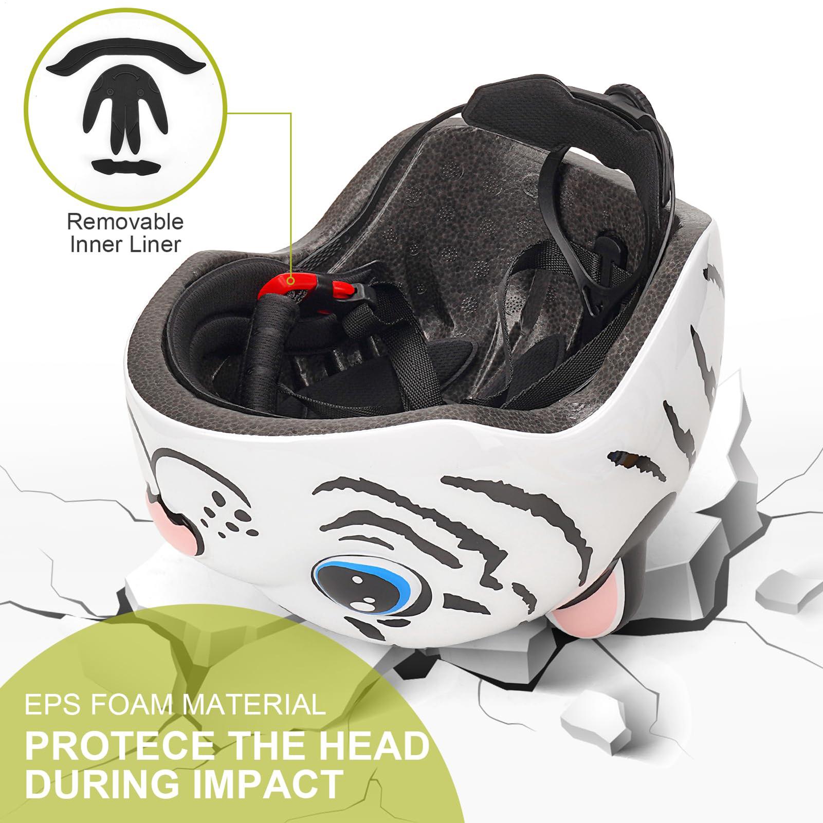 Kids Helmet Tiger Pattern Adju - Cycling Gear For Commuting ulasan dan harga