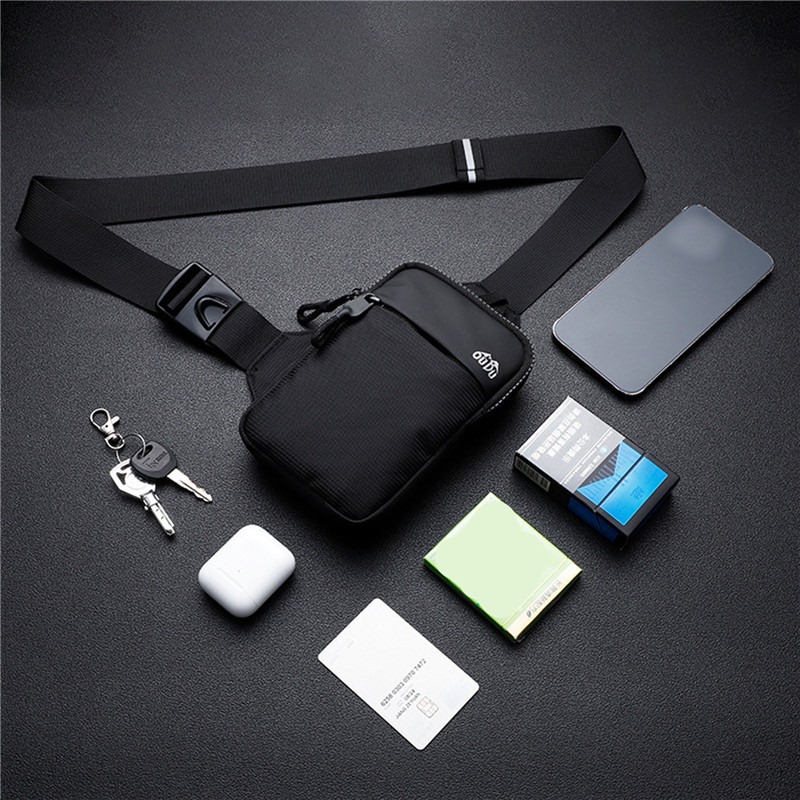 Casual Men Shoulder Chest Bag  - Cycling Gear Bag ulasan dan harga