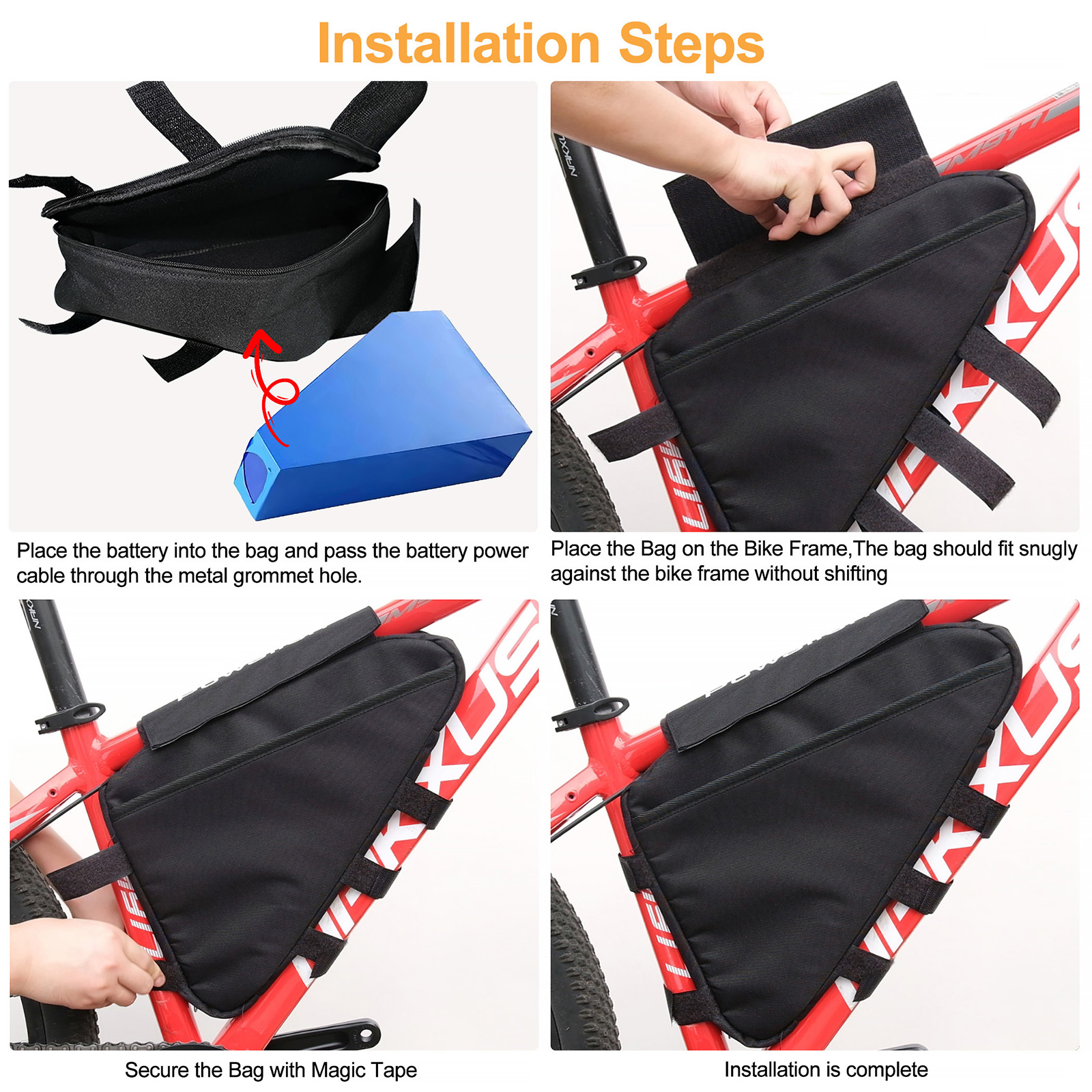 E-Bike Triangle Battery Bag Wa - Cycling Gear Bag ulasan dan harga