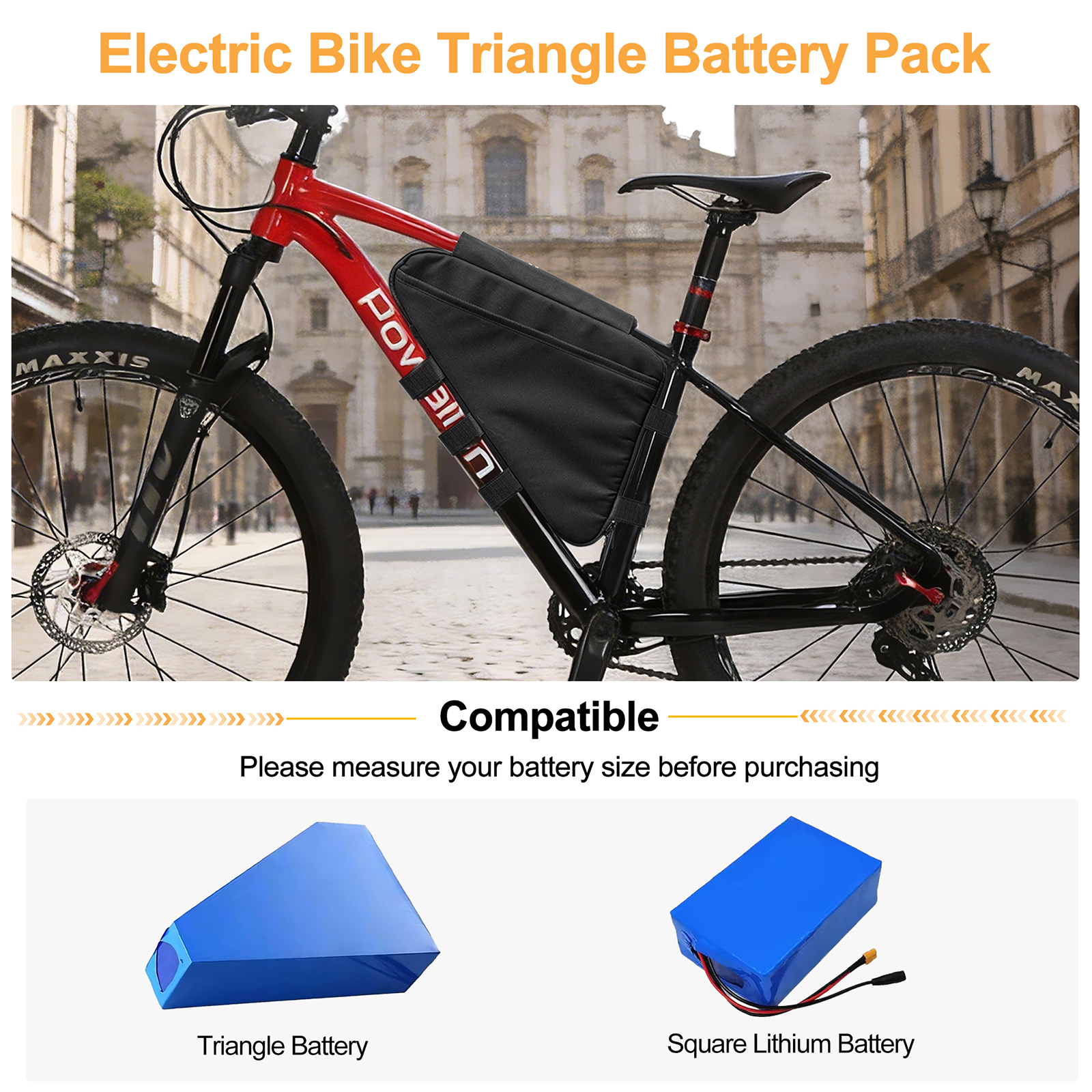 E-Bike Triangle Battery Bag Wa - Cycling Gear Bag ulasan dan harga