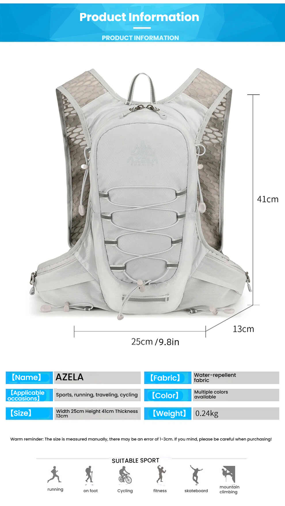 Outdoor Cycling Backpack Porta - Cycling Gear Bag ulasan dan harga
