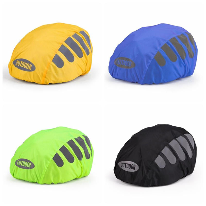 1 Pcs Bike Helmet Rain Cover W - Cycling Visibility Gear ulasan dan harga
