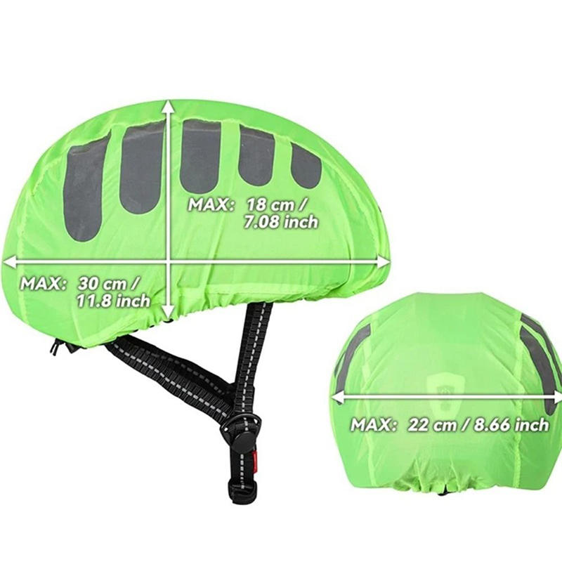 1 Pcs Bike Helmet Rain Cover W - Cycling Visibility Gear ulasan dan harga