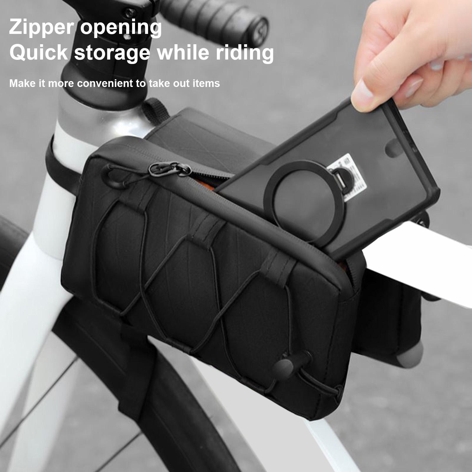 Bicycle Frame Bag Waterproof C - Cycling Gear For Commuting ulasan dan harga
