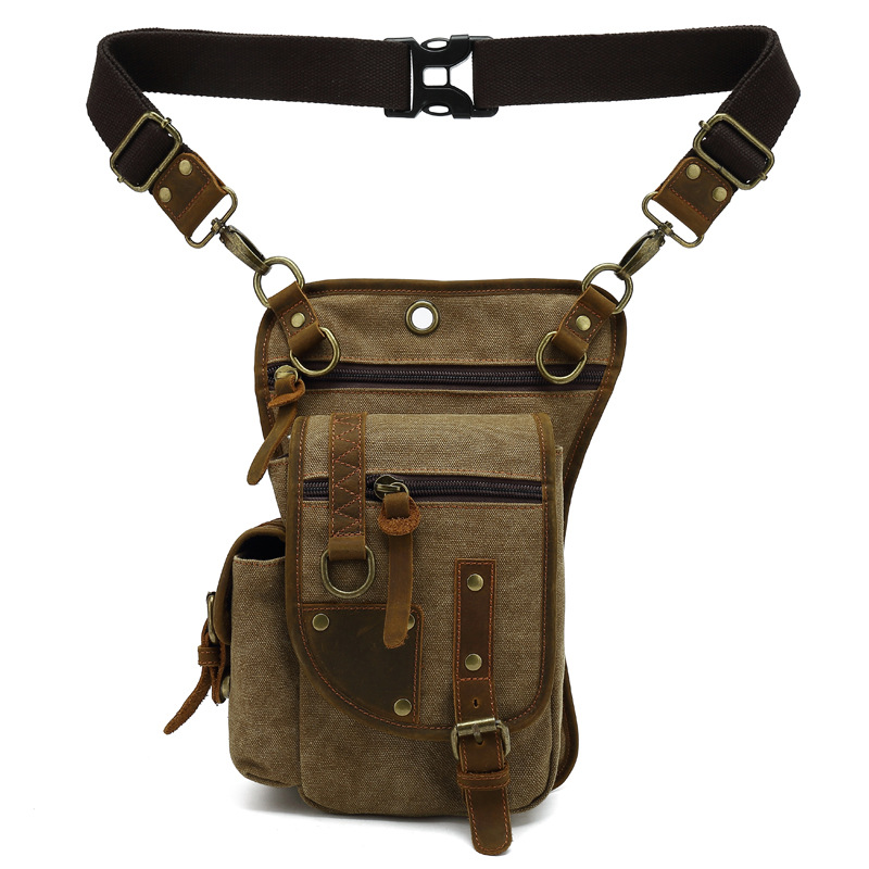 Canvas Drop Leg Bag sport Thig - Cycling Gear Bag ulasan dan harga