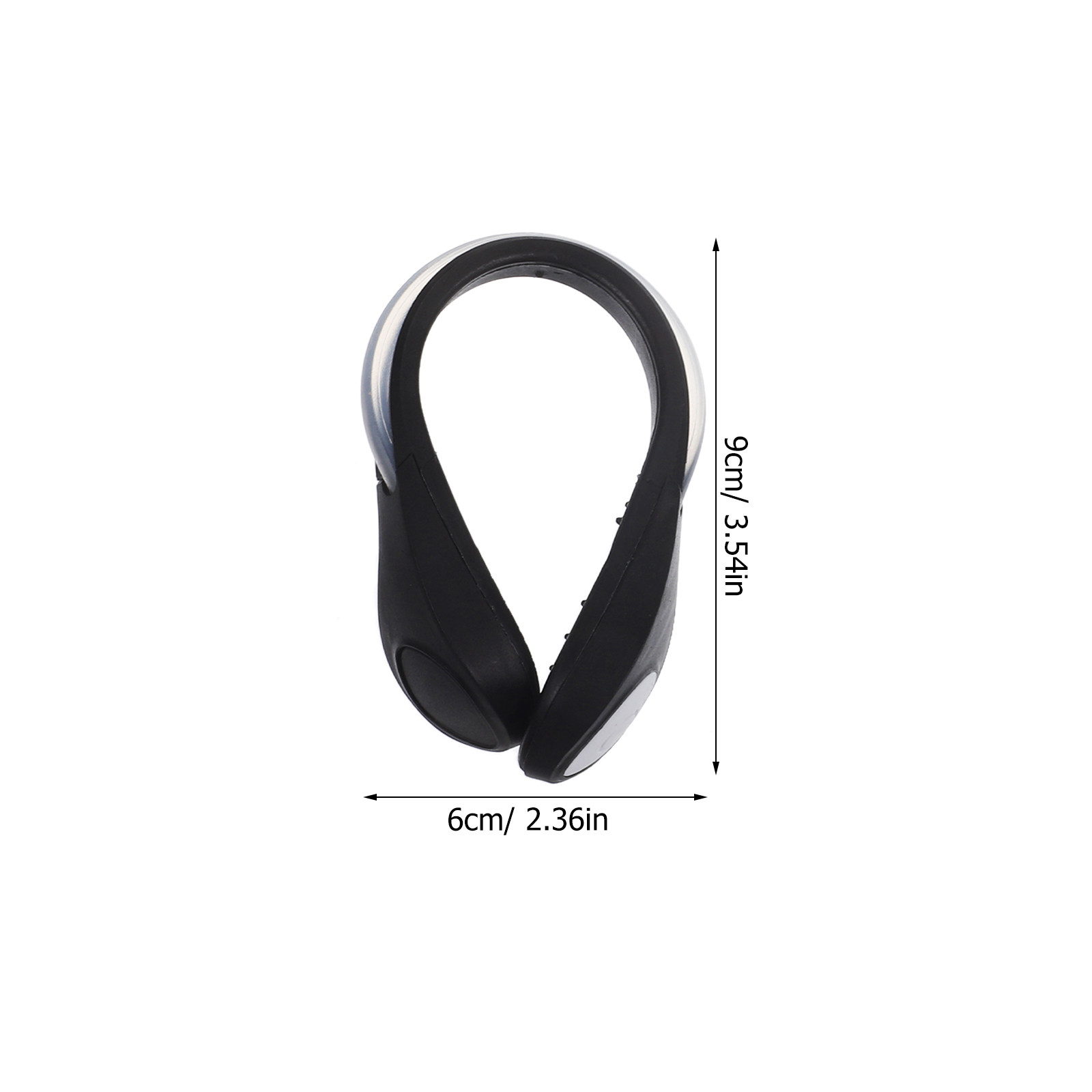 6Pcs LED Shoe Clip Lights Gear - Cycling Visibility Gear ulasan dan harga