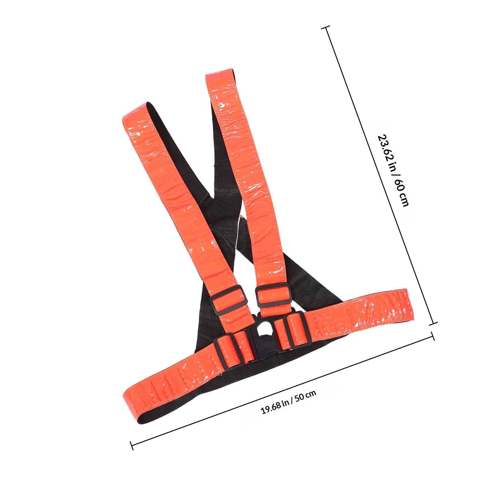 Reflective Vest Orange High Vi - Cycling Visibility Gear ulasan dan harga