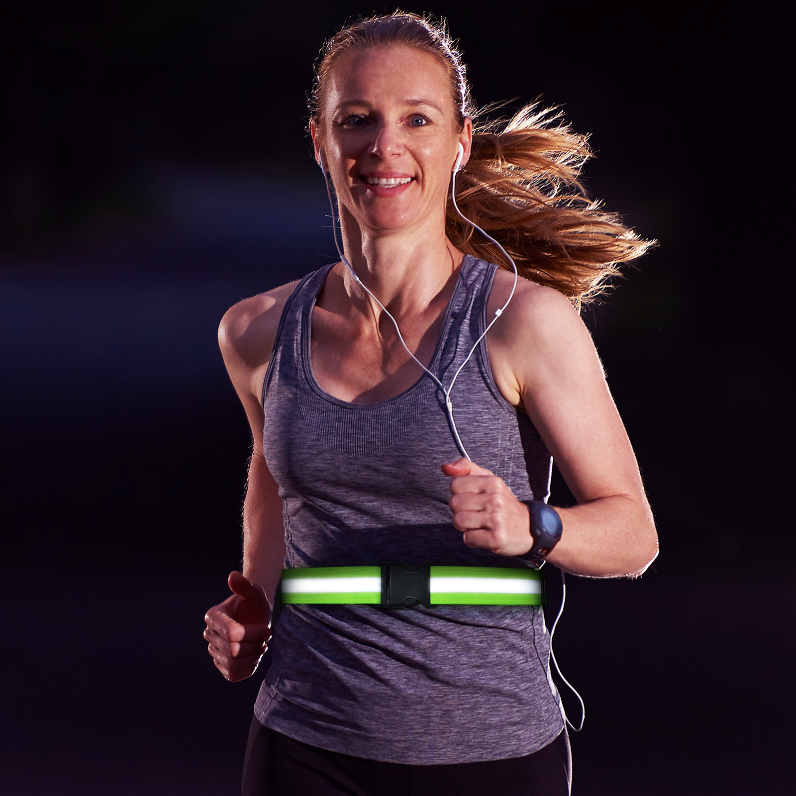 Fluorescent Green Reflective B - Cycling Visibility Gear ulasan dan harga