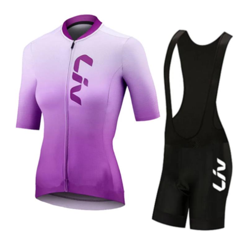 LIV Summer Cycling Jersey Bib  - Cycling Gear Girls ulasan dan harga
