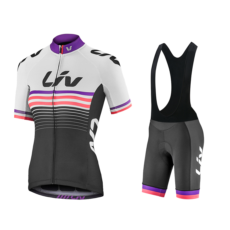 LIV Summer Cycling Jersey Bib  - Cycling Gear Girls ulasan dan harga